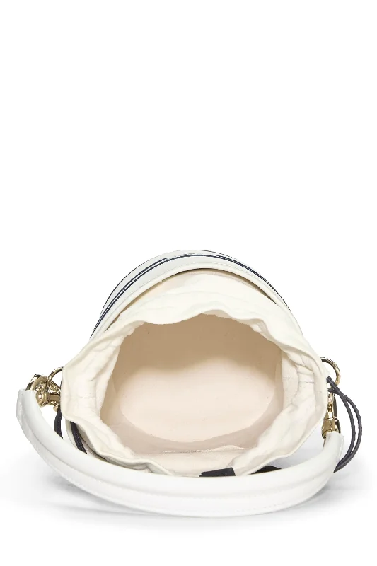 The Perfect Dior Bag for Every SeasonDior,  White Calfskin Vibe Bucket Bag Micro, White