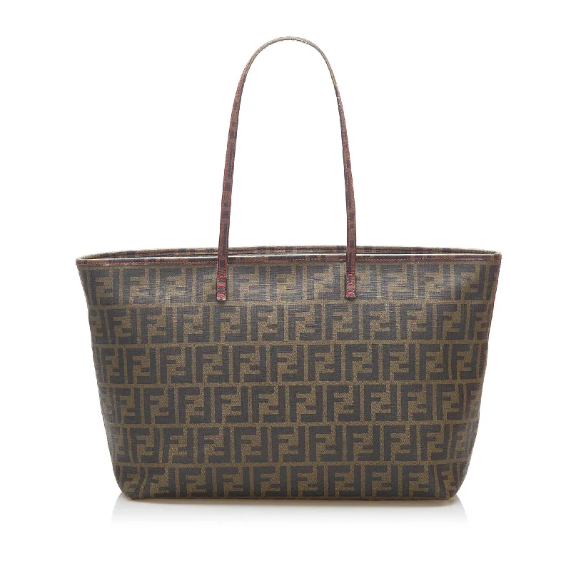 Fendi Woven Chain Bag -Fendi Spalmati Zucca Tote  (SHG-16614)