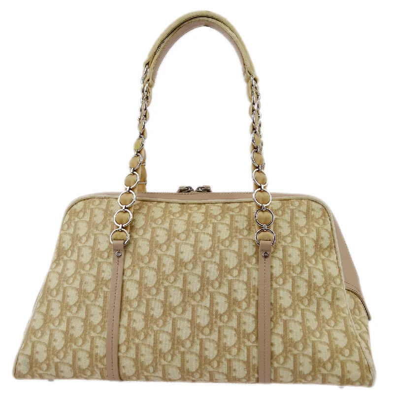 Stylish and Practical: Dior HandbagsChristian Dior 2005 Beige Trotter Romantic Handbag