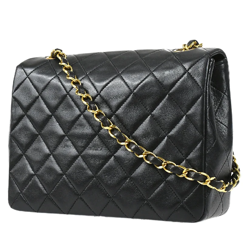 Chanel Collector’s Item Bag -Chanel 1991-1994 Black Lambskin Classic Square Flap Bag 20