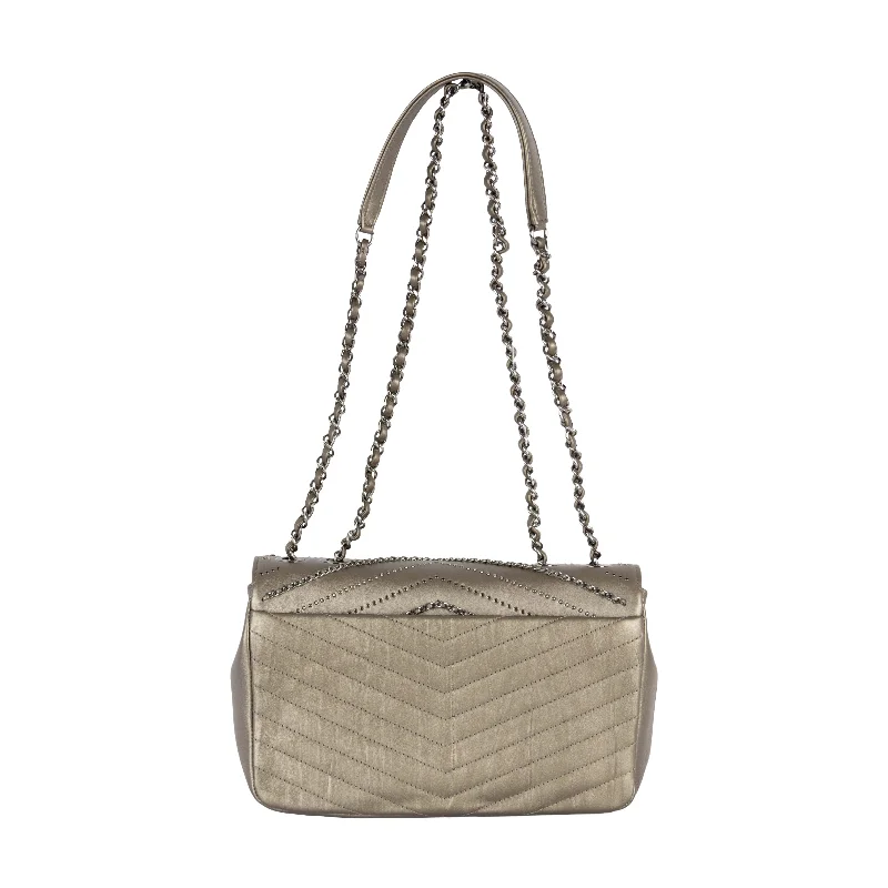 Chanel Elegant & Stylish Bag -CHANEL Chanel Embelished 'Chain Sequins' Chevron Flap Bag