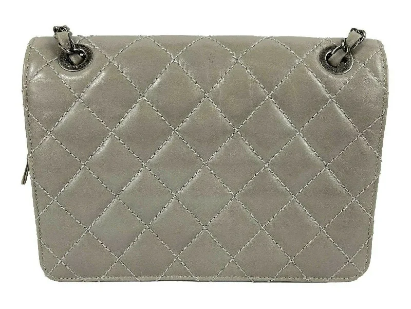 Chanel Luxe Investment Bag -CHANEL - Glazed Calfskin Quilted Medium Day Trip Flap Bag - Crossbody