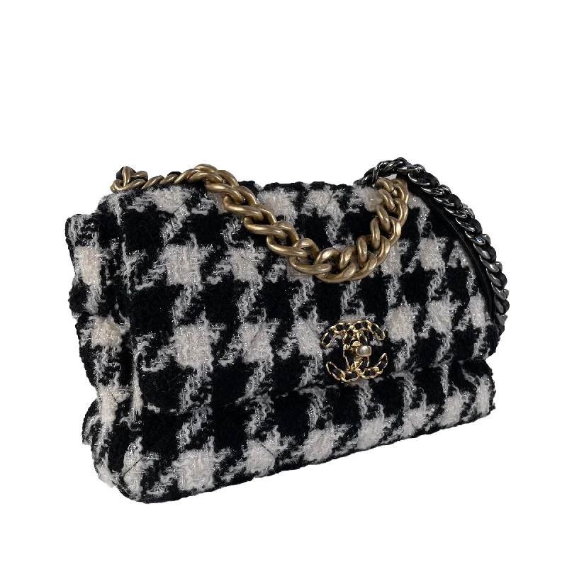 Chanel Iconic Parisian Bag -CHANEL Medium Tweed 19 Flap Bag