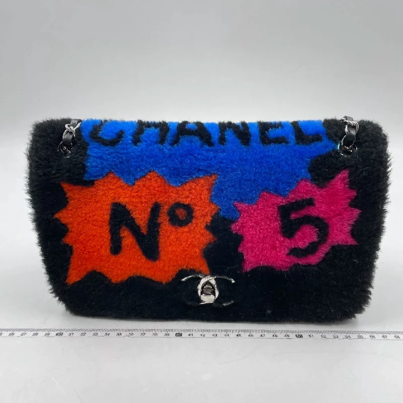 Chanel Fall Collection Bag -Chanel 2014 SUPERMARKET Pop Art No.5 Shearling Medium 25cm Flap Bag