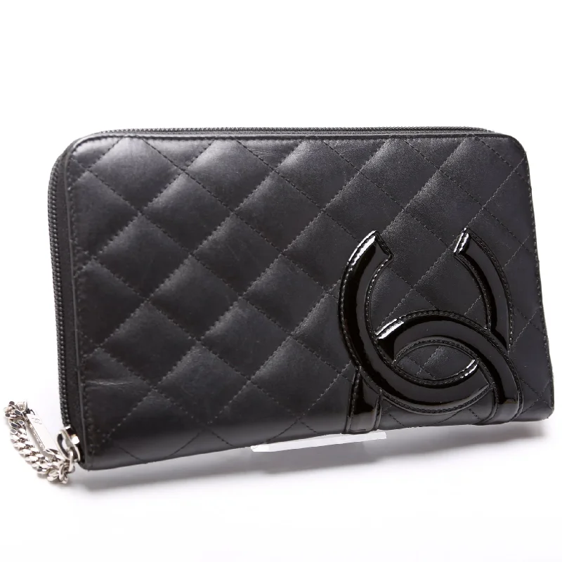 Chanel Wedding Guest Bag -Chanel Cambon Ligne Zip Around Organizer Wallet