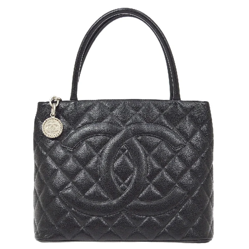 Chanel Winter Bag -CHANEL 2000-2001 Medallion Tote SHW 70568