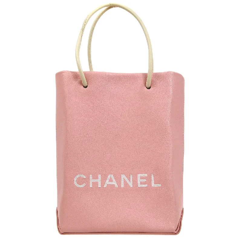 Chanel Trendy IT Bag -CHANEL 2009 Essential Tote Pink Lambskin 23352