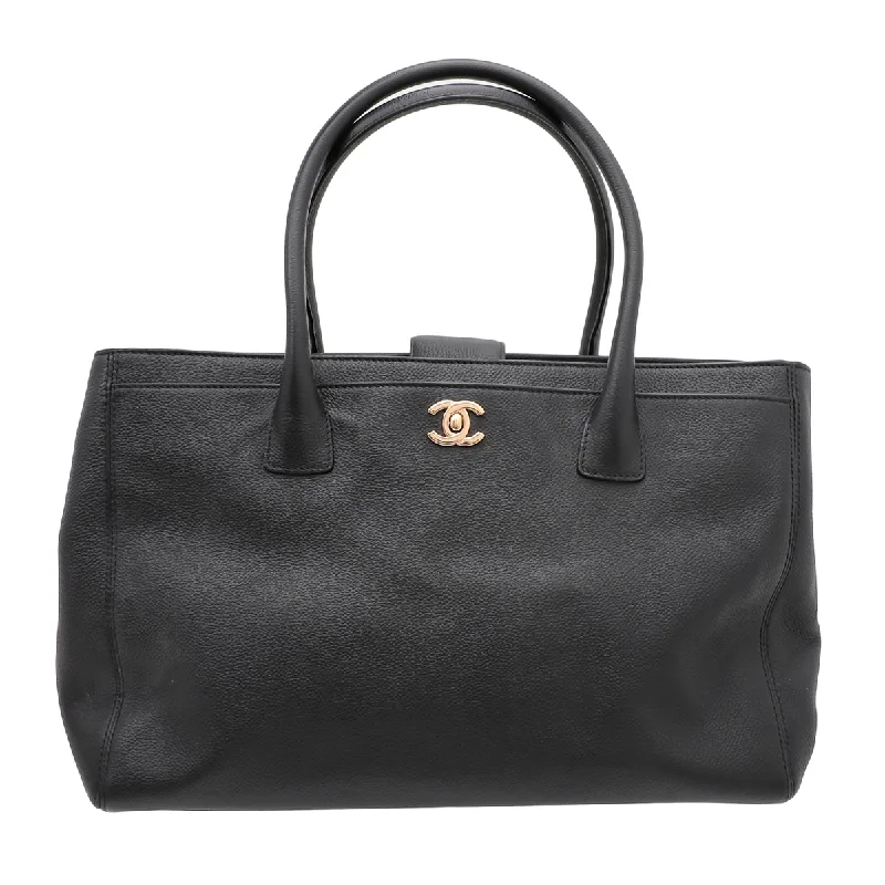 Chanel Must-Have Designer Bag -Chanel Black Executive Cerf Tote Bag