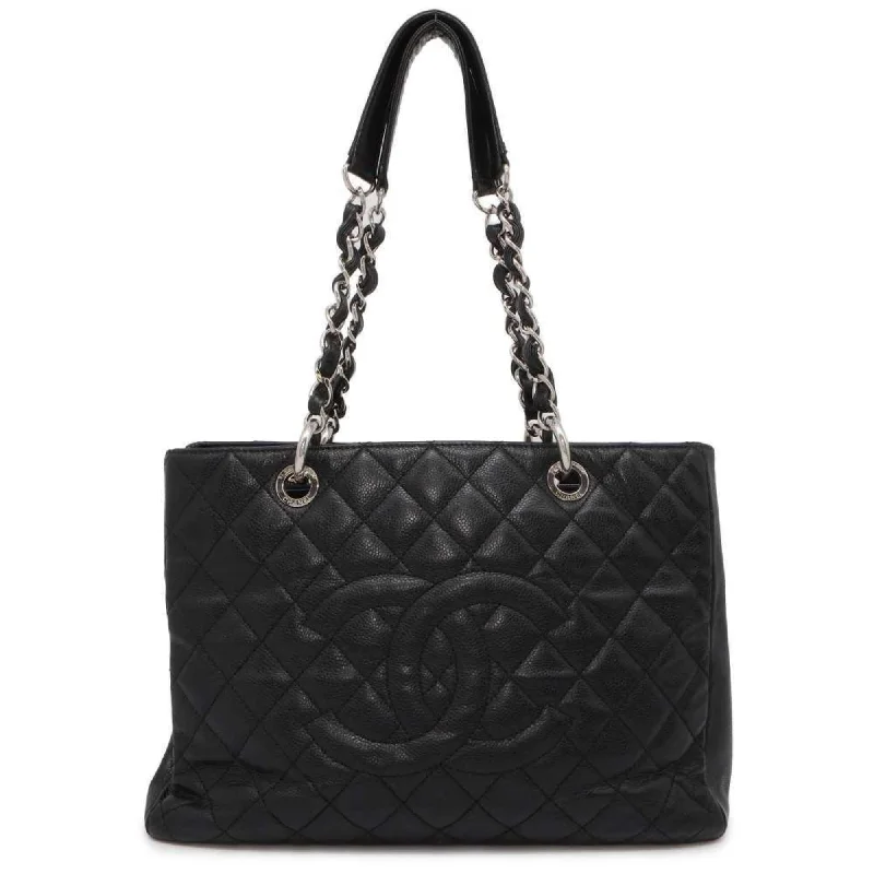 Chanel Chic Minimalist Bag -Chanel Chain Tote Bag Matelasse Coco Mark GST Caviar Skin A50995 Shoulder