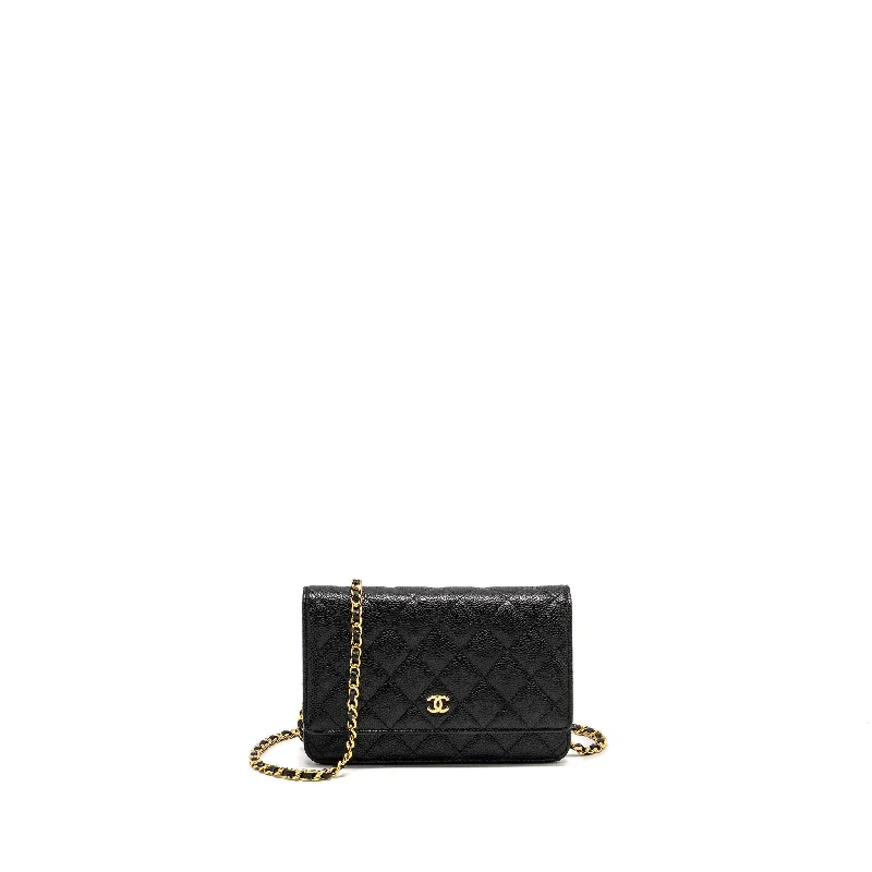 Chanel Signature Handbag -Chanel Classic Wallet on Chain Caviar Black GHW