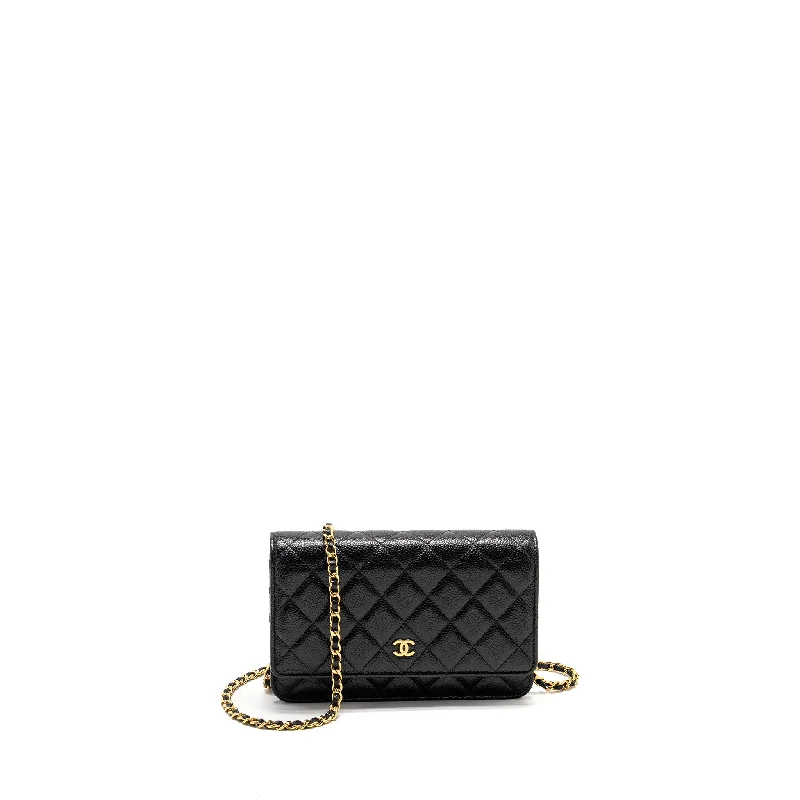 Chanel Perfect Luxury Handbag -Chanel Classic Wallet On Chain Caviar Black GHW