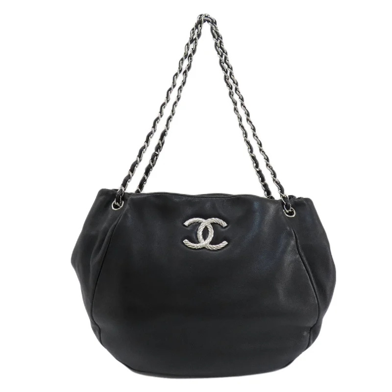 Chanel Luxe Investment Bag -CHANEL Coco Mark Tote Bag Lambskin Women's