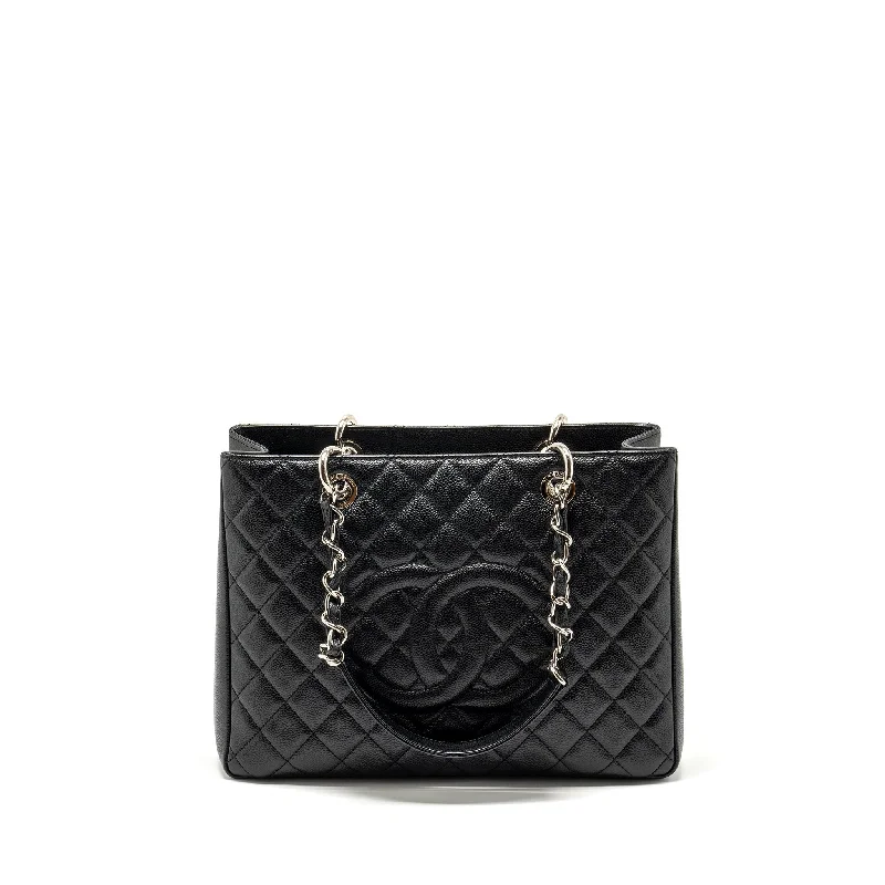 Chanel Parisian Style Bag -Chanel Grand Shopping Tote bag caviar black SHW