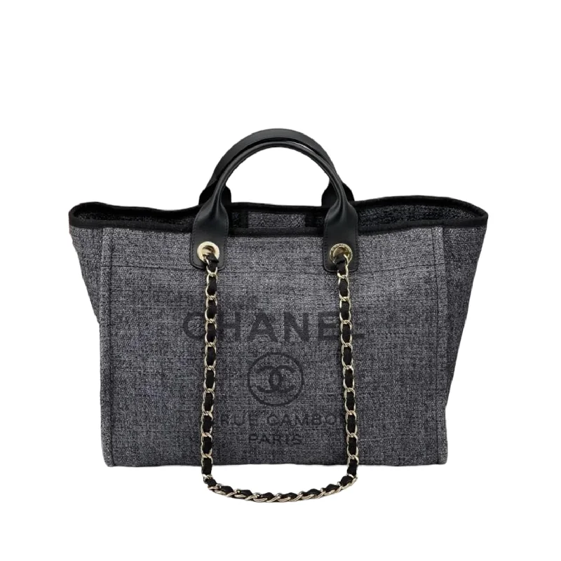 Chanel Valentine’s Day Bag -Medium Deauville Tote Grey GHW