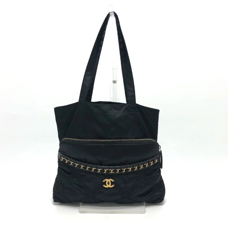 Chanel Elegant City Bag -Chanel Matelasse Grosgrain bag small Tote Bag Black GoldHardware