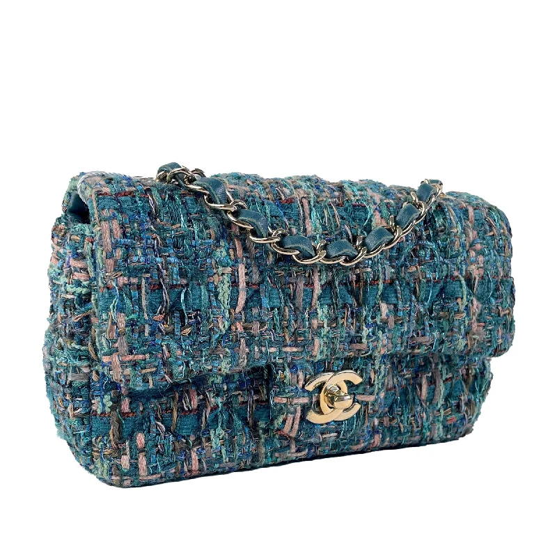 Chanel Special Occasion Bag -CHANEL Mini Classic Rectangular Tweed Flap Bag