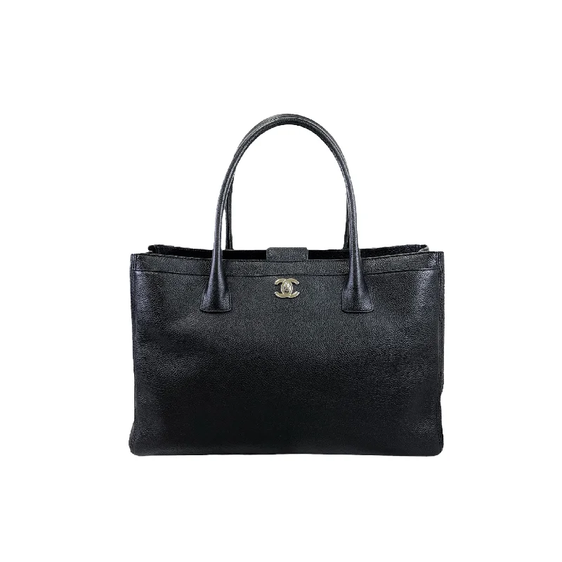 Chanel Fashion Week Bag -Executive Cerf Tote Caviar Black SHW