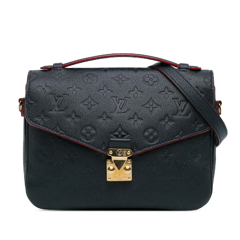 LV Diamond Quilted Bag -Louis Vuitton Monogram Empreinte Pochette Metis (SHG-ciC2tq)