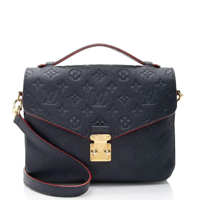 LV Chevron Quilted Bag -Louis Vuitton Monogram Empreinte Pochette Metis Shoulder Bag (SHF-V8iHZl)