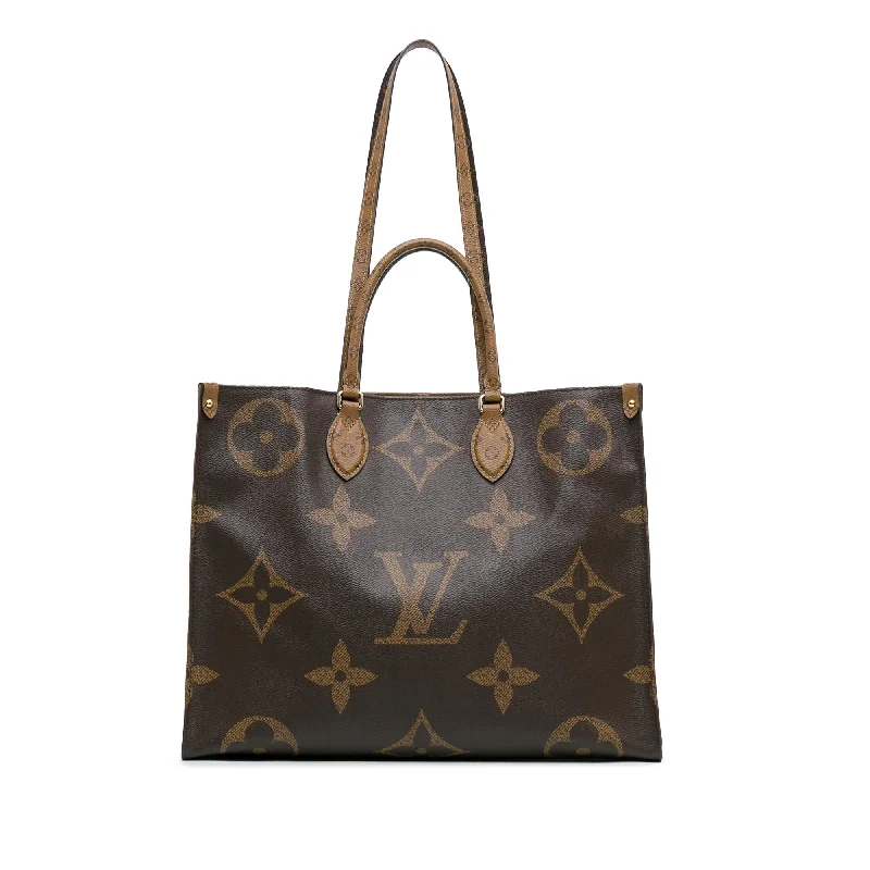 LV Multicolor Bag -Louis Vuitton Monogram Reverse Giant OnTheGo GM (SHG-2lrIlw)