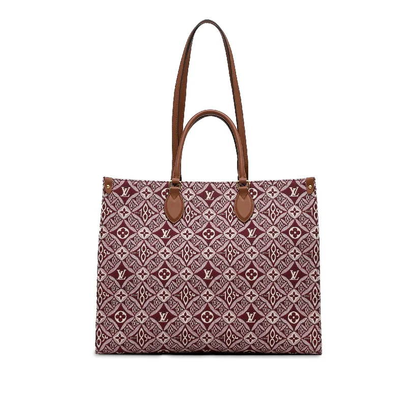 LV Two-Tone Bag -Louis Vuitton Monogram Since 1854 Onthego GM (SHG-kseeVH)