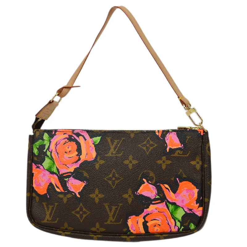 LV Adjustable Strap Bag -Louis Vuitton 2008 Monogram Rose Pochette Accessoires M48615