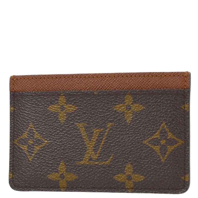 LV Gold Bag -Louis Vuitton 2010 Monogram Porte Carte Sample M61733