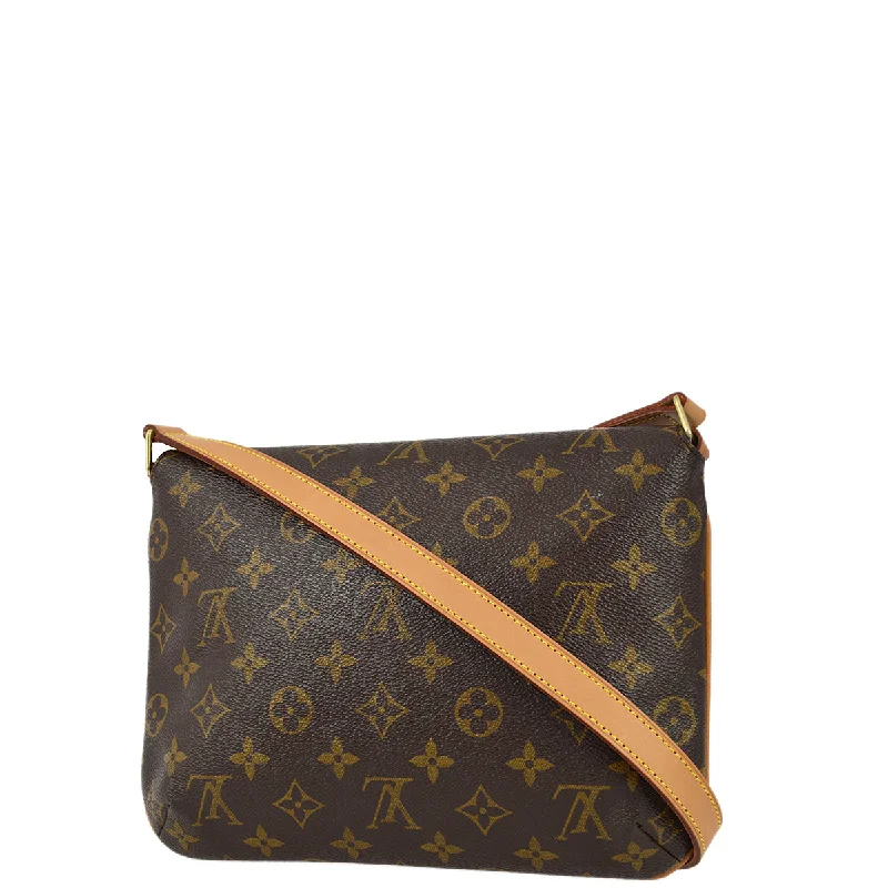 LV Logo Embossed Bag -Louis Vuitton 2002 Monogram Musette Tango M51388