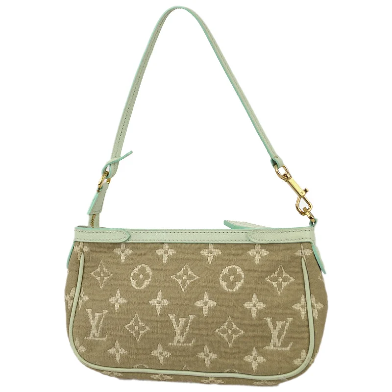 LV Green Bag -Louis Vuitton 2010 Monogram Sabia Pochette Accessoires M93068