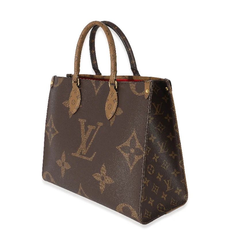 LV Fall Collection Bag -Louis Vuitton Giant Reverse Monogram Canvas Onthego MM