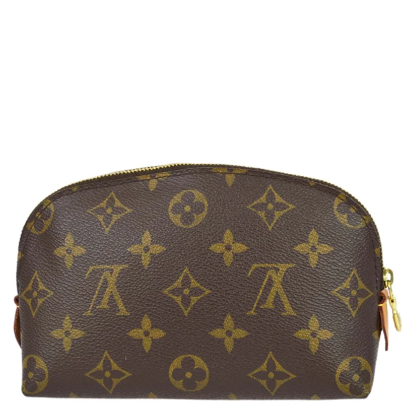 LV European Luxury Bag -Louis Vuitton 2007 Monogram Pochette Cosmetic Pouch M47515