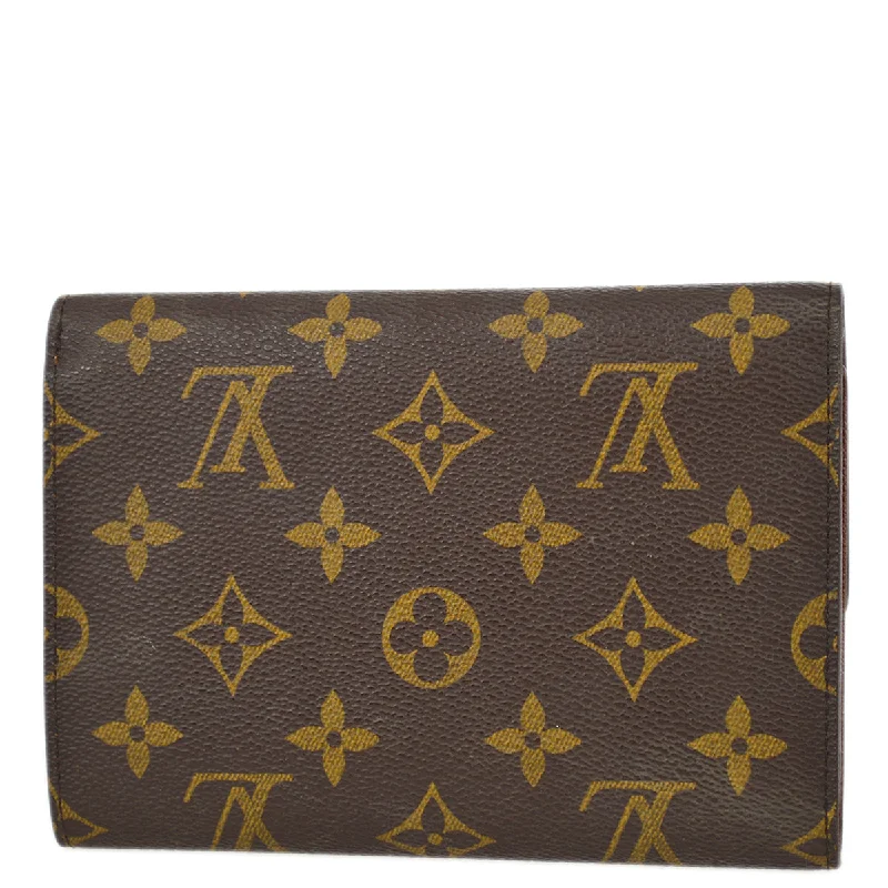 LV Timeless Handbag -Louis Vuitton 2001 Monogram Porte Tresor Etui Papier M61202