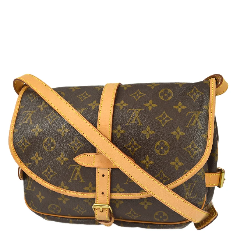 LV Iconic Parisian Bag -Louis Vuitton 2001 Monogram Saumur 30 M42256