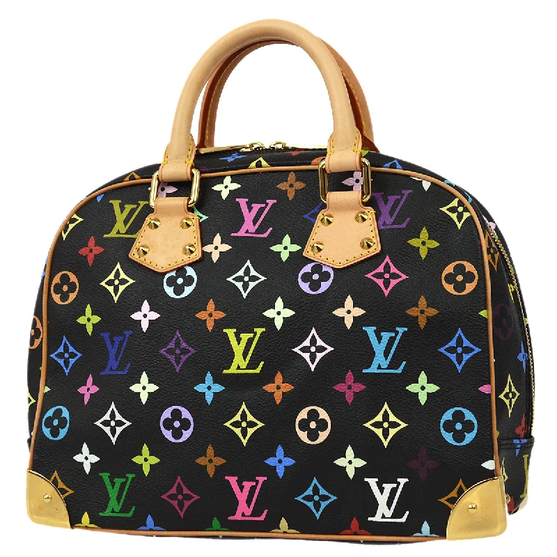 LV Parisian Chic Essential -Louis Vuitton 2004 Black Monogram Multicolor Trouville M92662