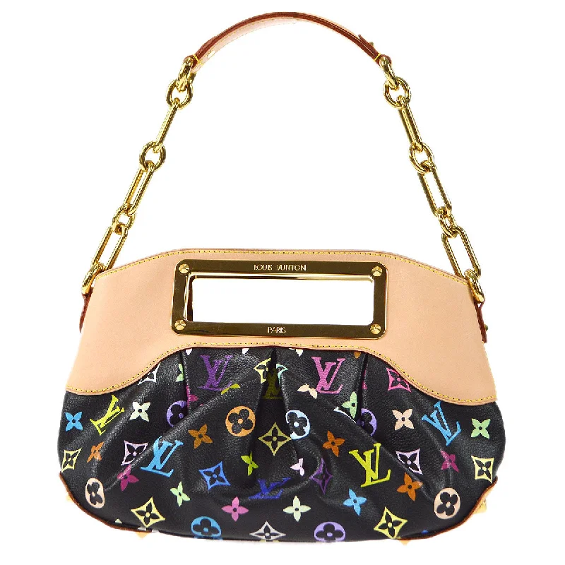 LV Slouchy Bag -LOUIS VUITTON 2009 JUDY PM MONOGRAM MULTICOLOR M40258