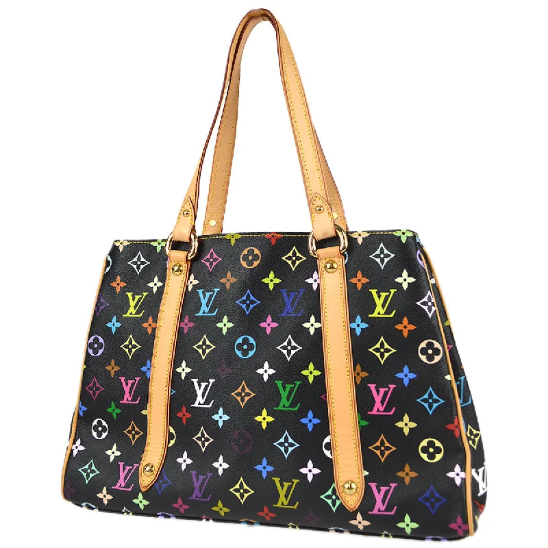 LV Champagne Gold Bag -Louis Vuitton 2006 Black Monogram Multicolor Aurelia MM M40095