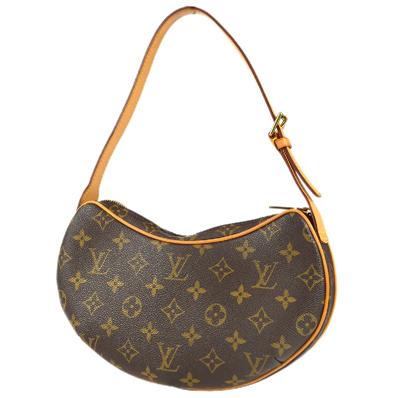 LV Taurillon Leather Bag -Louis Vuitton 2004 Monogram Pochette Croissant M51510