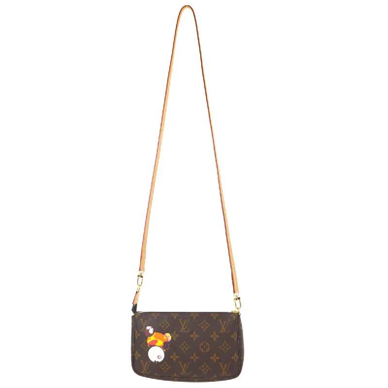 LV Empreinte Leather Bag -Louis Vuitton 2004 Monogram Panda Pochette Accessoires M51981