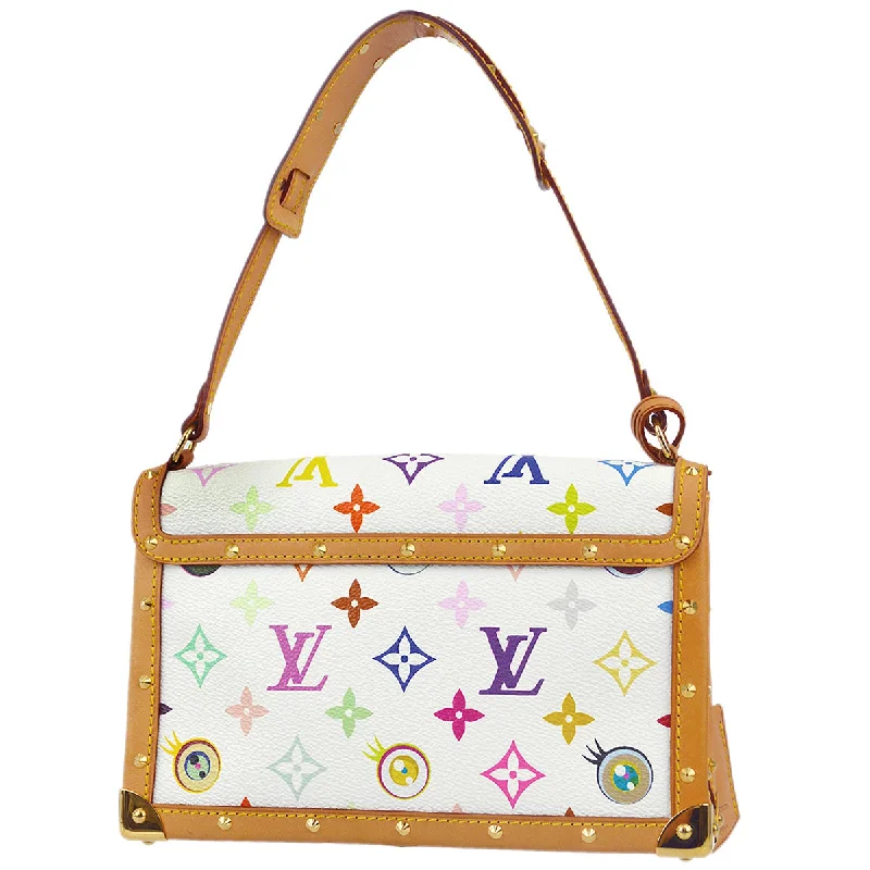 LV Trend-Setting Bag -Louis Vuitton 2003 White Eye Love Monogram Pochette Eye Miss You M92055