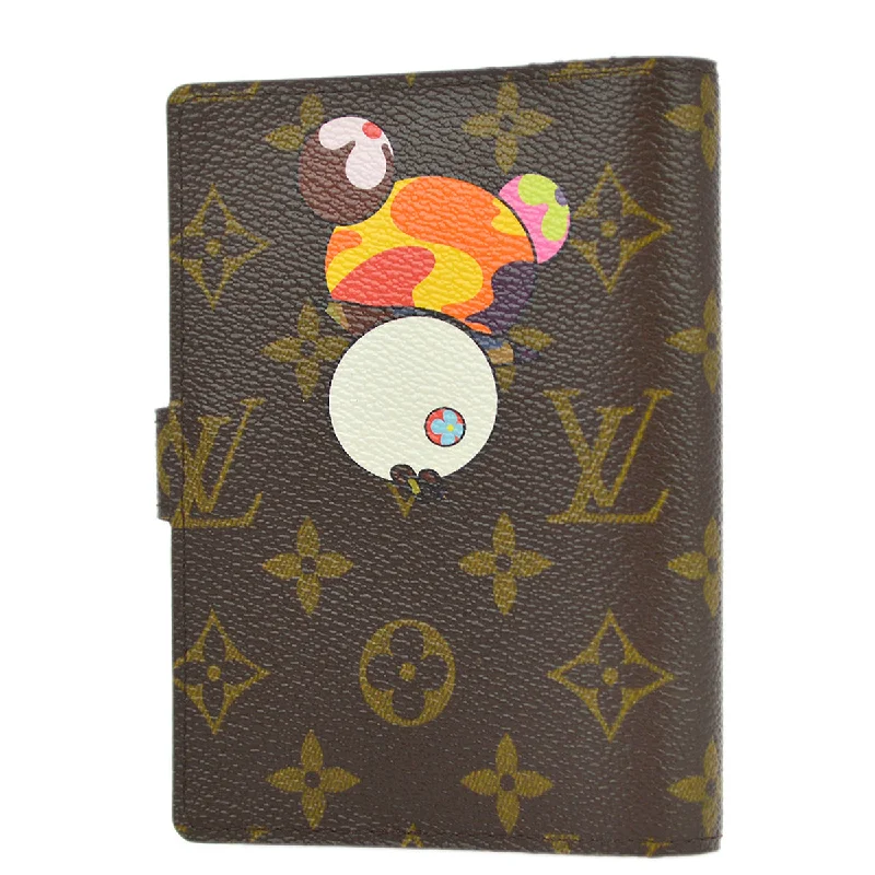 LV Epi Leather Bag -Louis Vuitton 2004 Monogram Panda Agenda PM R20011