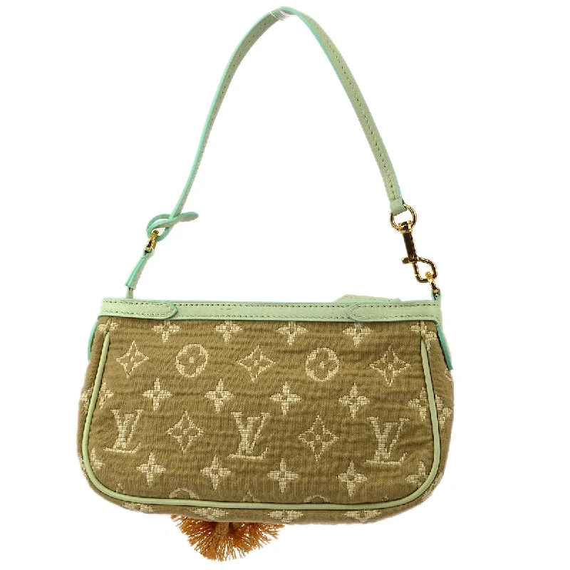 LV Silver Bag -Louis Vuitton 2010 Monogram Sabbia Pochette Accessoires M93068