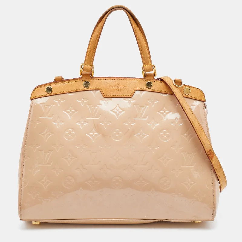 LV Coral Bag -Louis Vuitton Blanc Corail Monogram Vernis Brea MM Bag