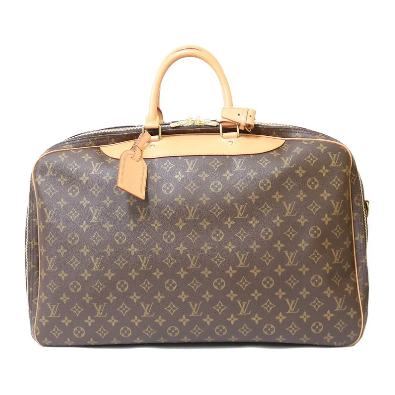 LV Work Bag -Louis Vuitton Boston Bag Monogram Alize de Poche M41392 Brown Women's Men's Canvas