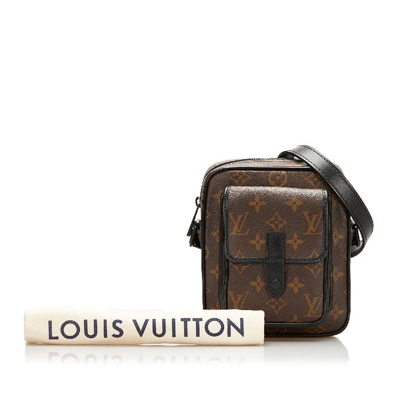 LV Epi Leather Bag -Louis Vuitton Christopher Wearable Monogram Macassar