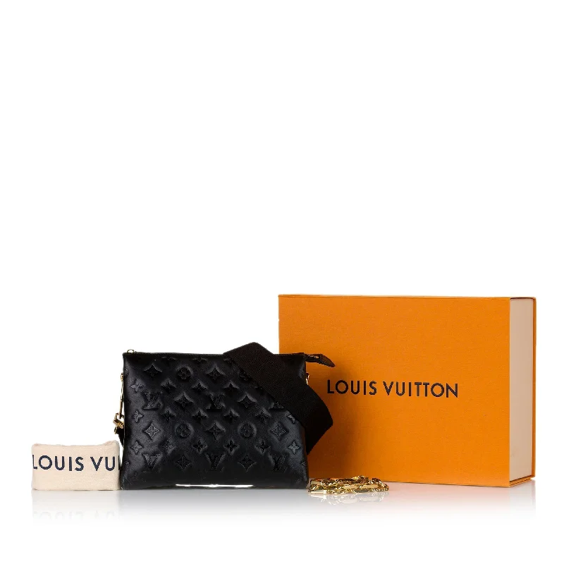 LV Monogram Canvas Bag -Louis Vuitton Coussin PM Black Monogram Empreinte