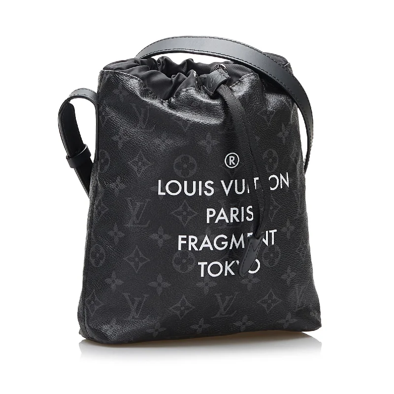 LV Red Bag -Louis Vuitton LV X Fragment Monogram Eclipse Bucket Bag (SHG-MQ6c0d)