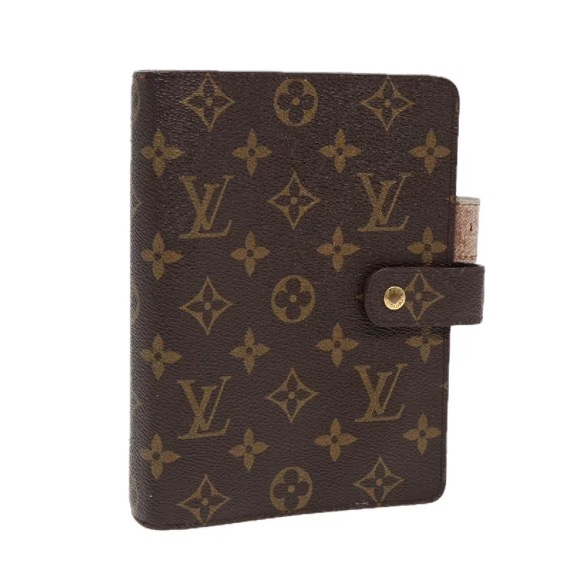 LV Monogram Canvas Bag -LOUIS VUITTON Monogram Agenda MM Day Planner Cover R20105 LV Auth 87917