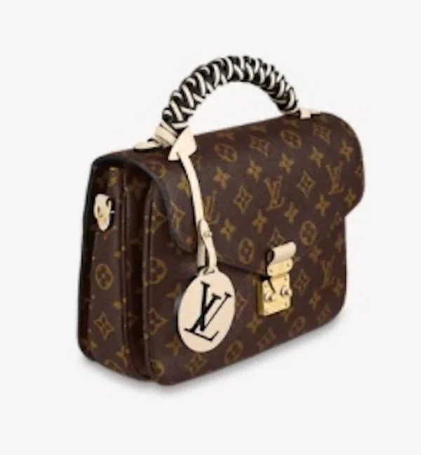 LV Damier Ebene Bag -LOUIS VUITTON MONOGRAM BRAIDED POCHETTE MÉTIS