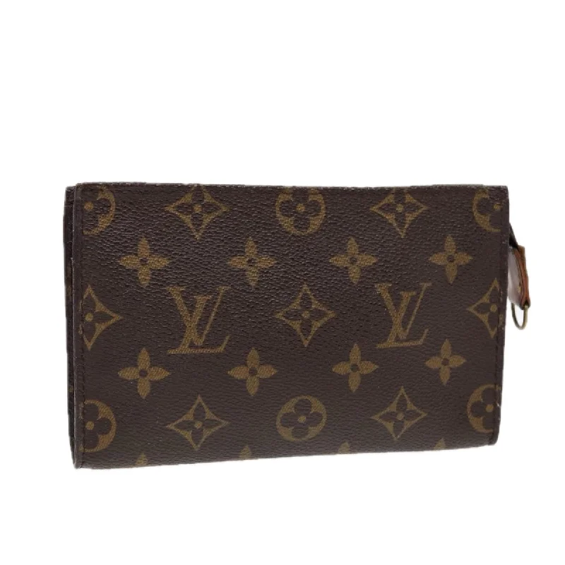 LV Monogram Embossed Bag -LOUIS VUITTON Monogram Bucket PM Accessory Pouch LV Auth 84834