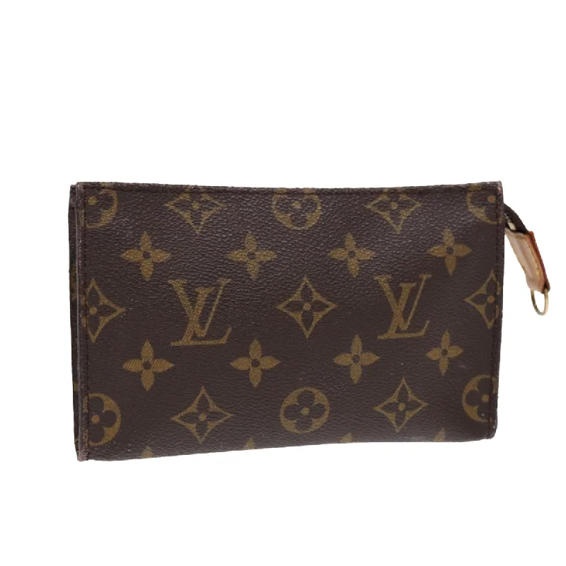 LV High-End Handbag -LOUIS VUITTON Monogram Bucket PM Accessory Pouch LV Auth 87448